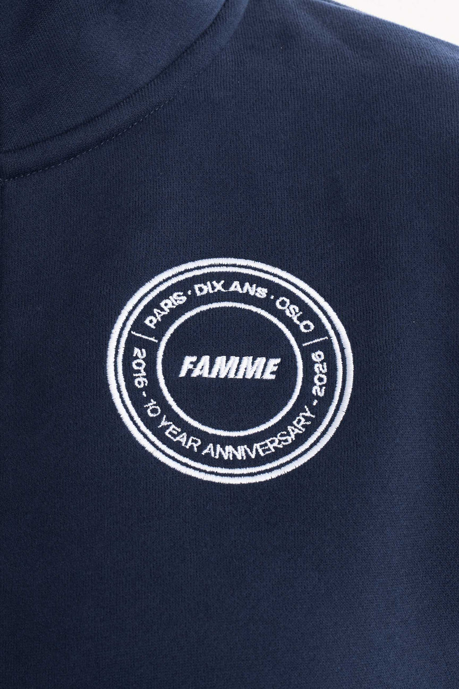 Half Zip Anniversary Sweater · Marinblå