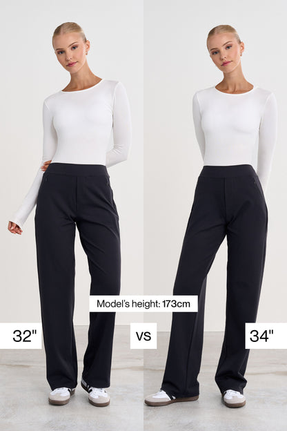 Tailored Relaxed Pants - for dame - Famme - Pants