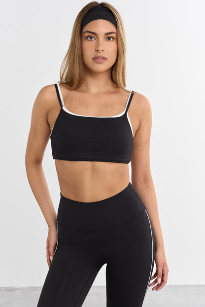Softy Contrast Sports Bra