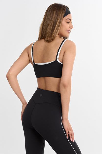 Softy Contrast Sports Bra