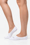 White 2-Pack Bamboo No Show Socks - for dame - Famme - Socks