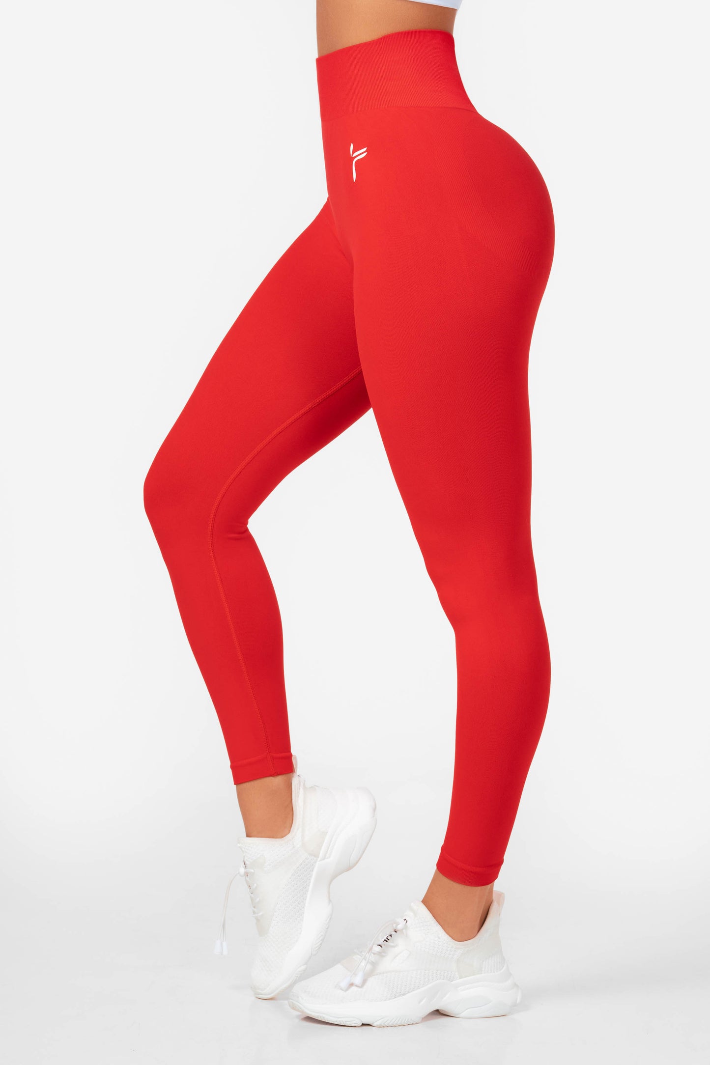 Dark Red Lunge Leggings - for dame - Famme - 